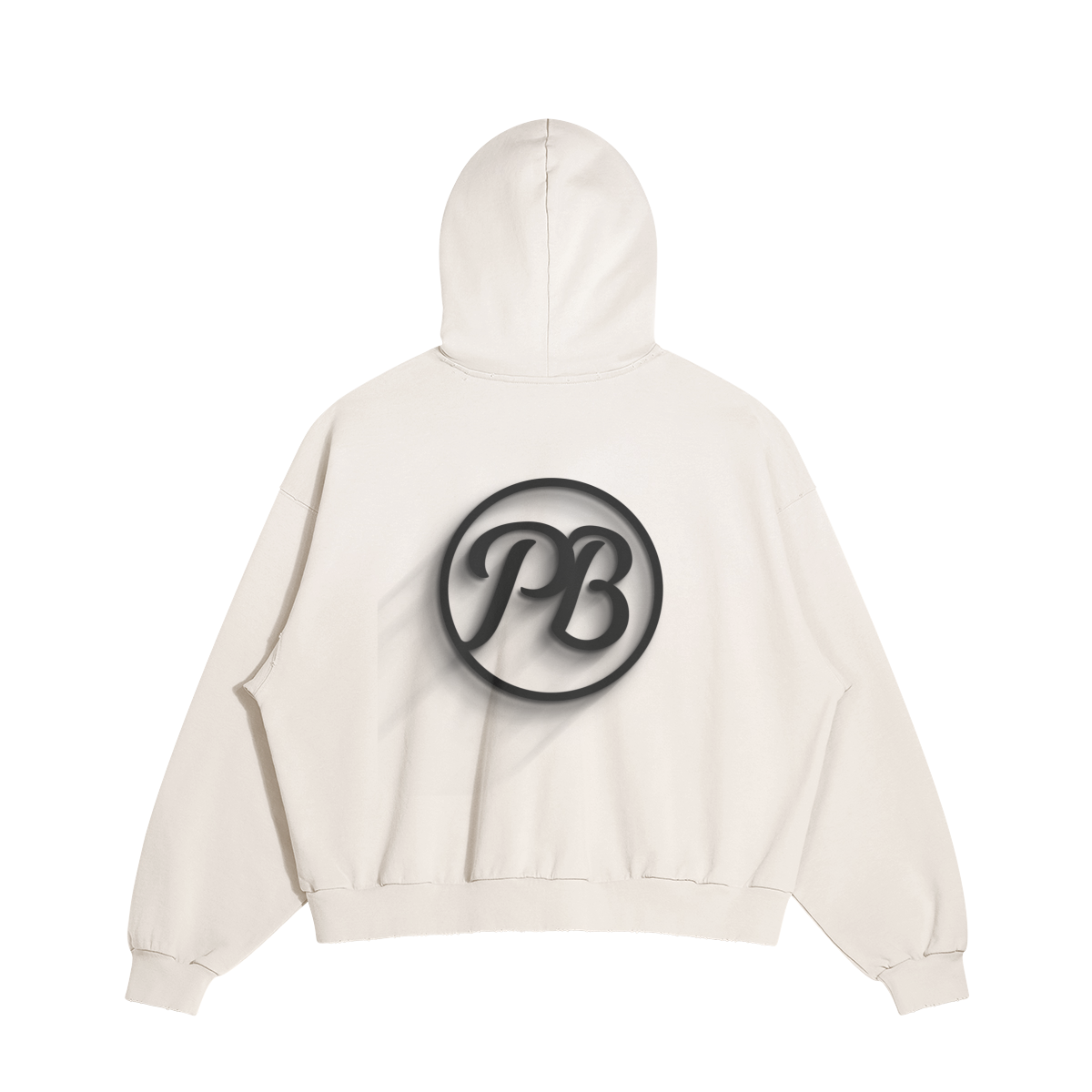 Unisex Sun Faded Ripped Pocket Hoodie